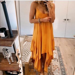 Talisman vici orange boho dress medium